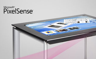 Unité Samsung SUR40 with Microsoft® PixelSense™, design épuré, métallisé, Poker'Touch